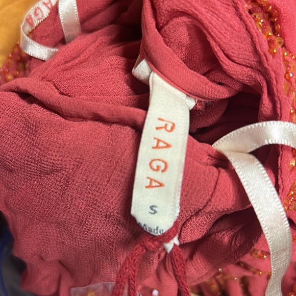 RAGA Be Mine Mini Dress NWT Style# R1719 Coral Halter - Picture 3 of 3